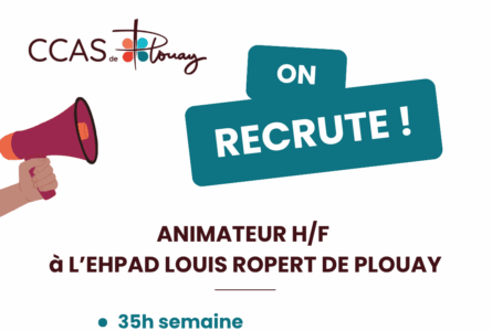 Offre d’emploi – Animateur à temps complet